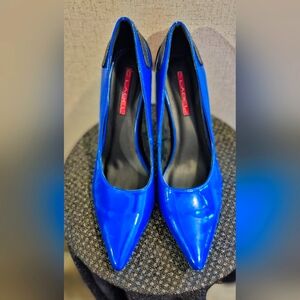 C label blue pumps Size 11 EUC